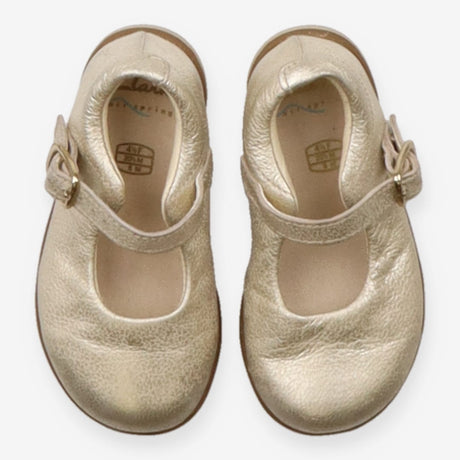 Shoes gold mary janes