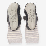 Slippers Grey Stripe Koala Moccasins