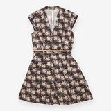 Crawford Cornfield Print Fluid Dress UK10 Midi Occ
