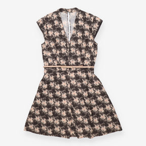 Crawford Cornfield Print Fluid Dress UK10 Midi Occ