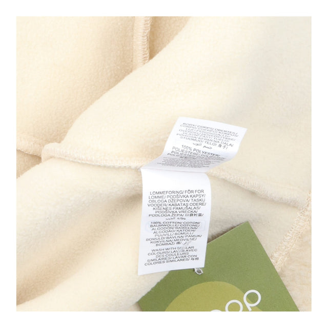 Jacket Full Zip Borg Fleece Cream Beige