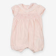 Romper Heirloom pink smocked collar