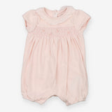 Romper Heirloom pink smocked collar