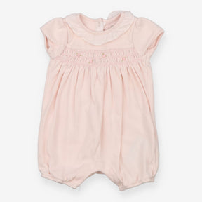 Romper Heirloom pink smocked collar
