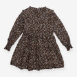 Dress Long Sleeve Floral Black