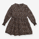 Dress Long Sleeve Floral Black