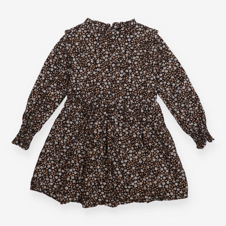 Dress Long Sleeve Floral Black