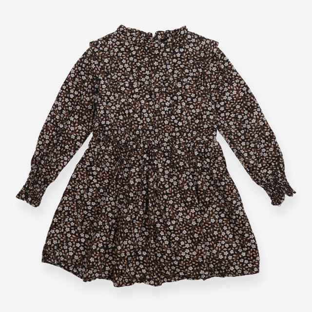 Dress Long Sleeve Floral Black