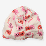 Cream Love Hearts Hat