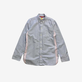 Striped shirt with neon detail