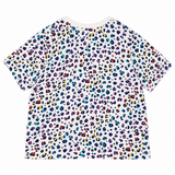 Tee White Animal Print
