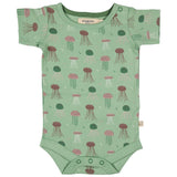 Bodysuit Short Seeve - Green Jellyfish