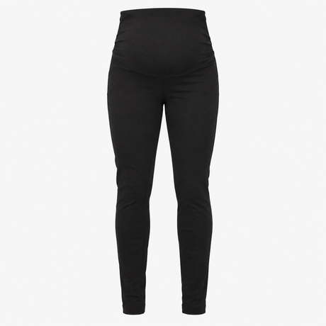Black Over Bump Stretch Maternity Leggings