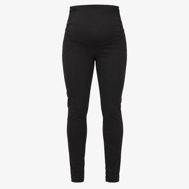 Black Over Bump Stretch Maternity Leggings