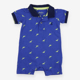 Blue Dinosaurs Romper