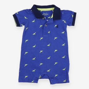 Blue Dinosaurs Romper
