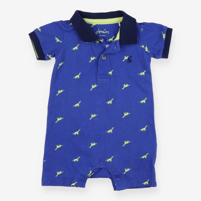 Blue Dinosaurs Romper
