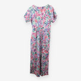 Riley Print Wrap Midi Dress Short Sleeve