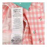 Leggings pink check cherry