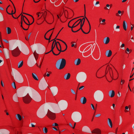 Red Floral Print Dress