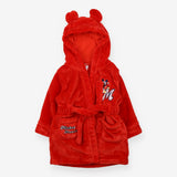 Disney Dressing Gown Red Mickey Mouse Ears