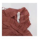 Top Per Una Shirred Sleeveless Cami Peplum Truffle