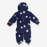 Waterproof Puddle Suit College Navy Confetti Spot