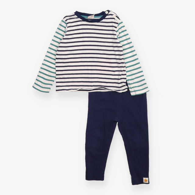 Striped and Navy Pyjamas