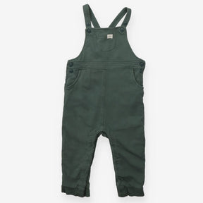 Dungarees Green Jersey Front Pocket