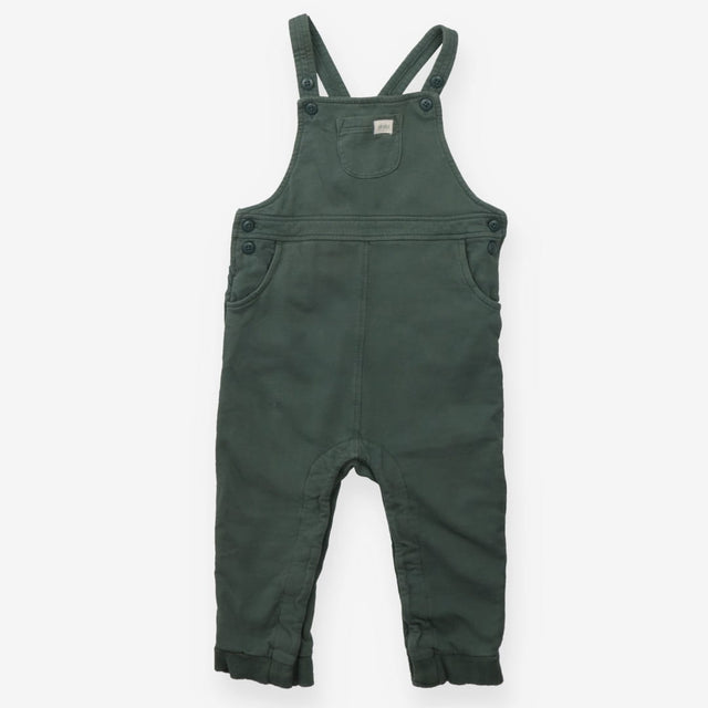 Dungarees Green Jersey Front Pocket