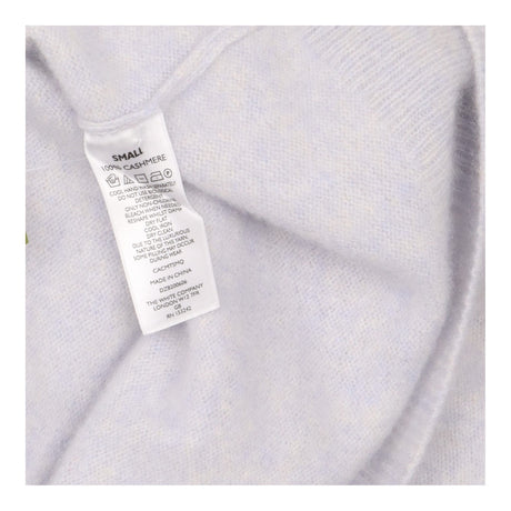 Jumper Grey blue Cashmere Crew Neck Lounge Knit Sw