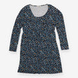 Dress blue black and purple nursing - maternity