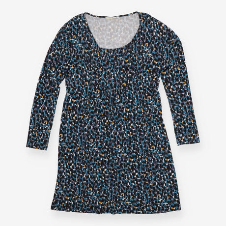 Dress blue black and purple nursing - maternity