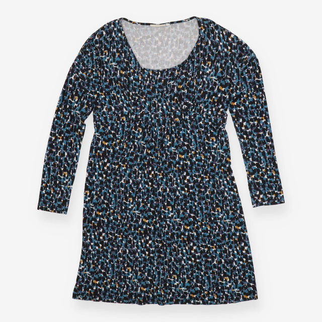 Dress blue black and purple nursing - maternity