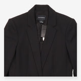 Club Monaco Black Tailored Single Breasted Blazer 