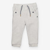 Grey Ribbed Joggers