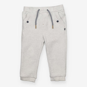 Grey Ribbed Joggers