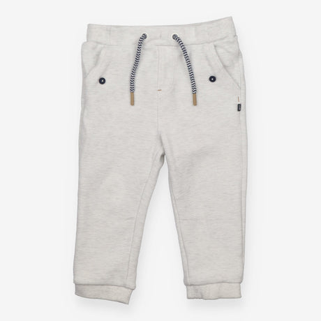Grey Ribbed Joggers