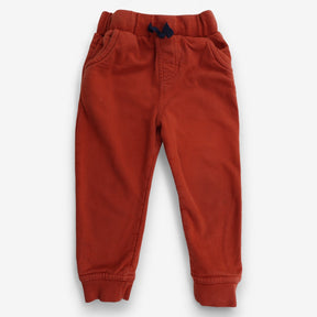 Joggers Burnt Orange Blue Drawstring
