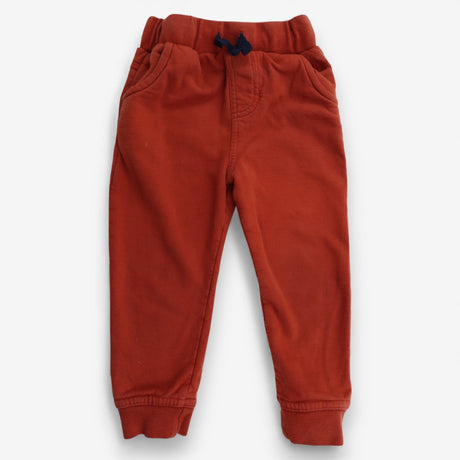 Joggers Burnt Orange Blue Drawstring