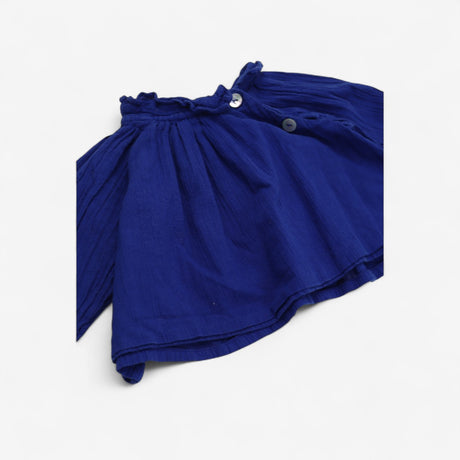 Blouse Petrol Blue High Neck