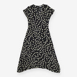 Jigsaw Black V‑Neck Midi Summer Dress