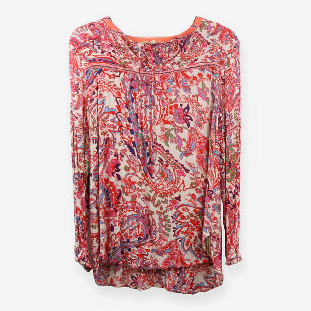Pink Paisley Tunic - Long Sleeve