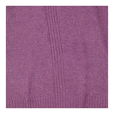 Dusky Lilac Purple Soft Knit Roll Neck Long Sleeve
