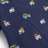 Sweatshirt navy small vehicles