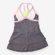 Dress Tennis Athletic Tiered Cross Back Grey Pink