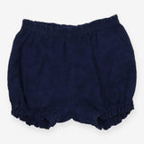 Bloomers Navy Flower and Butterflies Appliques