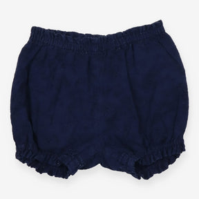 Bloomers Navy Flower and Butterflies Appliques