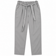 Grey Tencel Blend Maternity Trousers Elasticated W