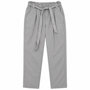 Grey Tencel Blend Maternity Trousers Elasticated W